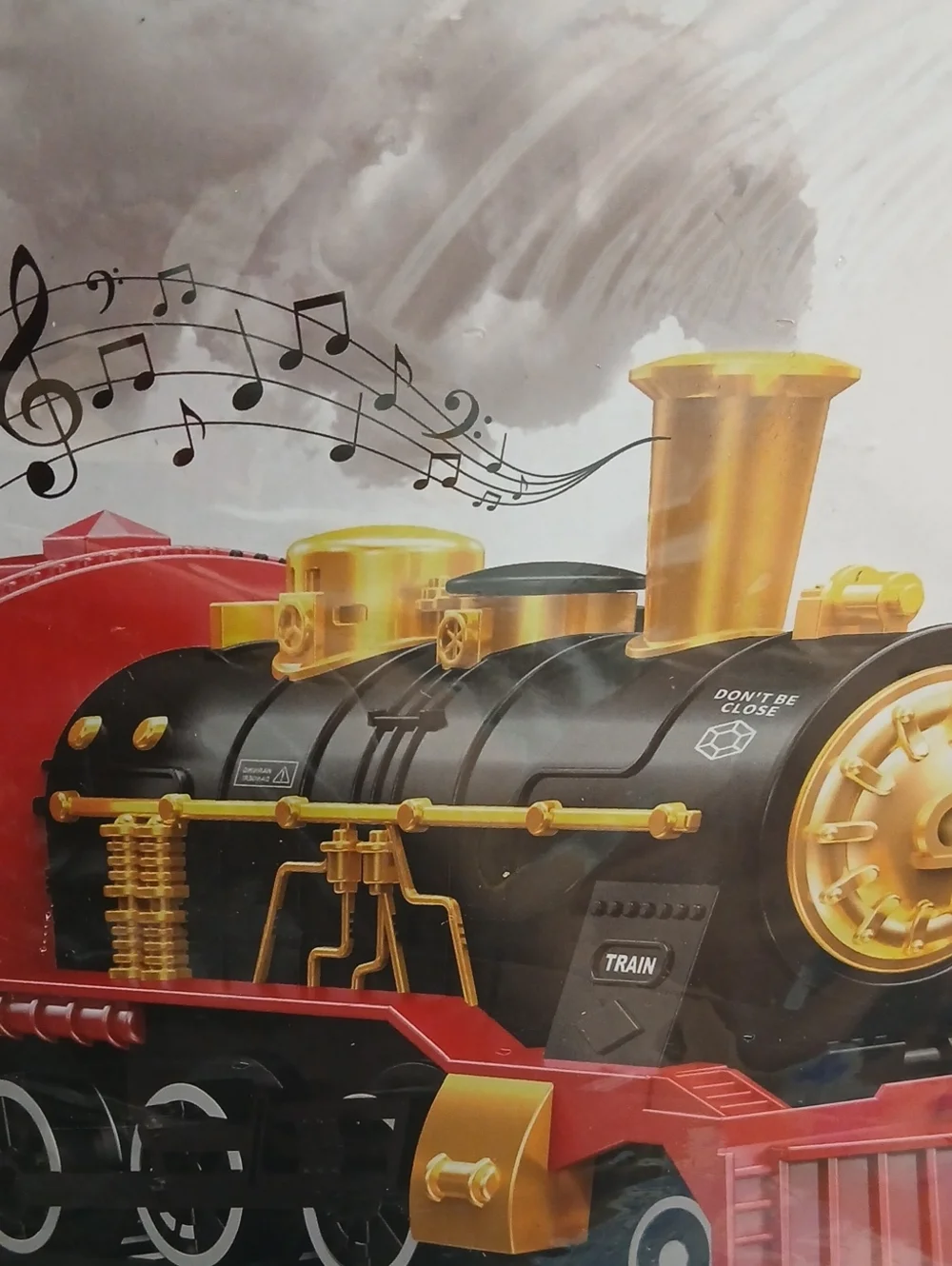 Electric Train Steam Engine Musical Christmas Tree Decor Animated New